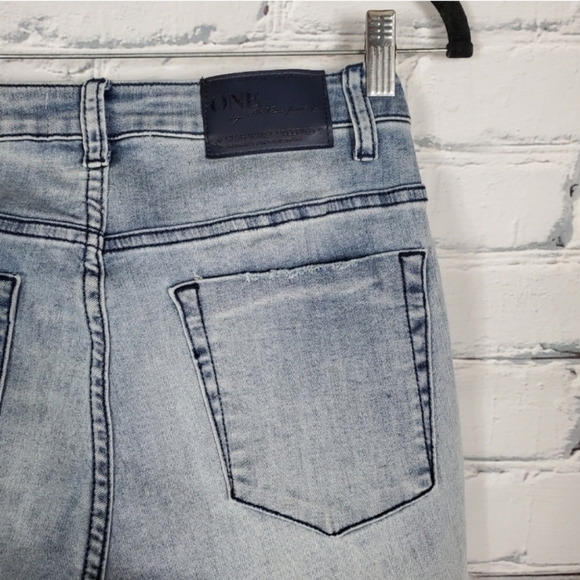 One Teaspoon High Waist Freebird II Skinny Jeans - Picture 4 of 7